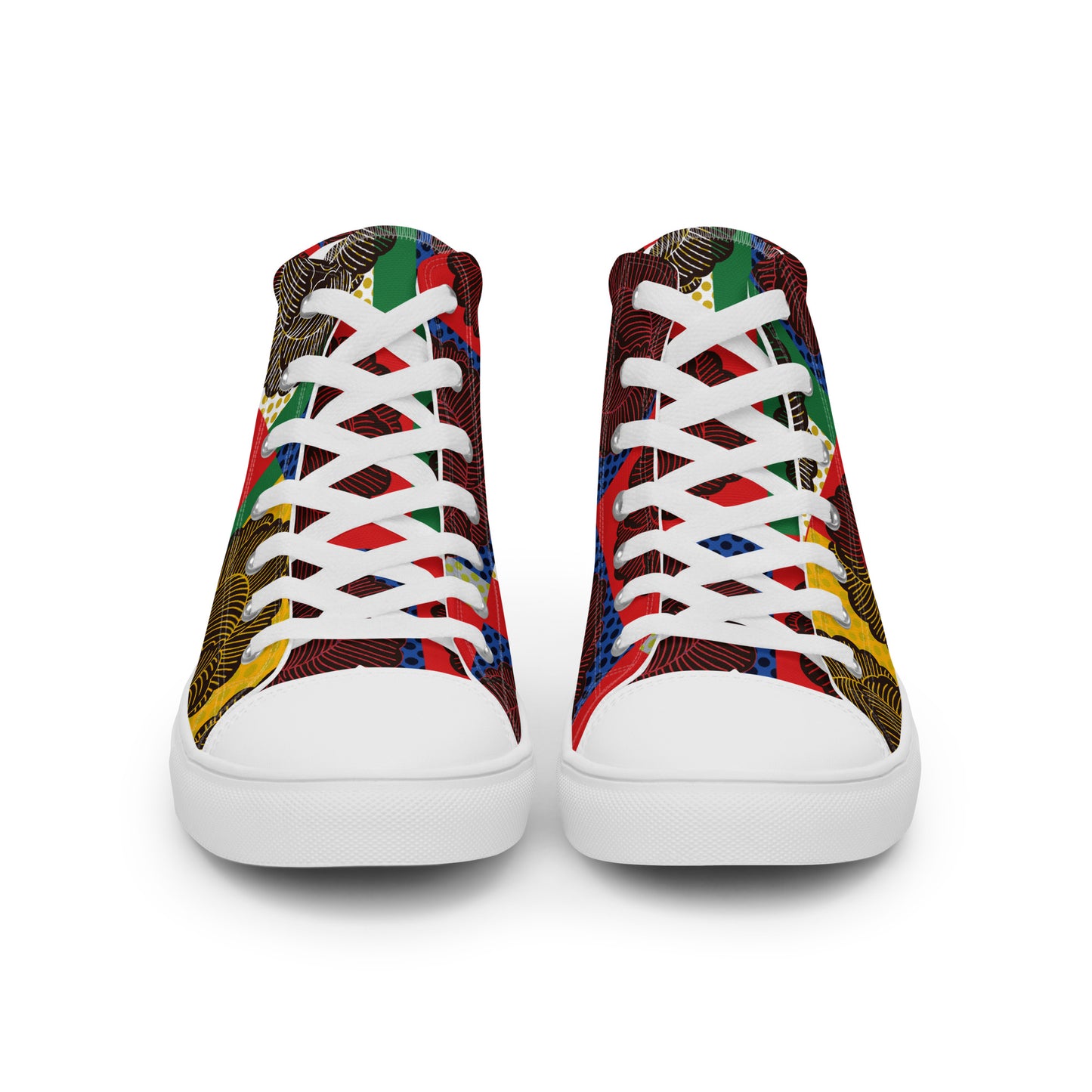 Women’s high top canvas shoes ”Peony”