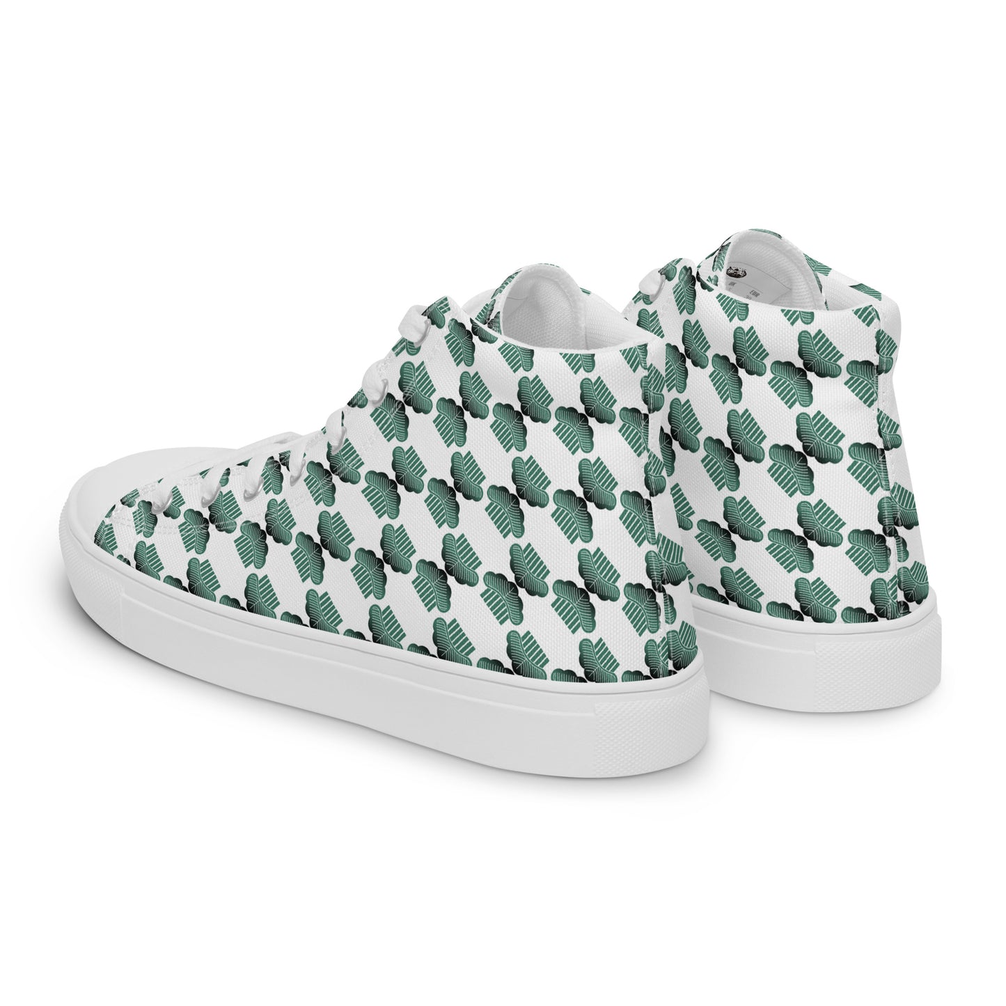 Women’s high top canvas shoes "pine comb"