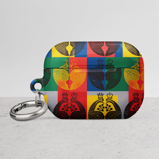 Case for AirPods® Crest of crane wearing crown