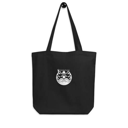 Botanical ango Eco Tote Bag Black
