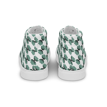 Women’s high top canvas shoes "pine comb"