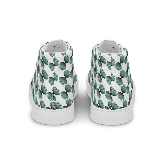 Women’s high top canvas shoes "pine comb"