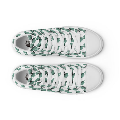 Women’s high top canvas shoes "pine comb"