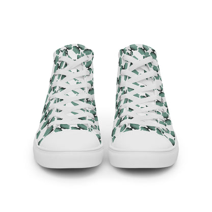 Women’s high top canvas shoes "pine comb"