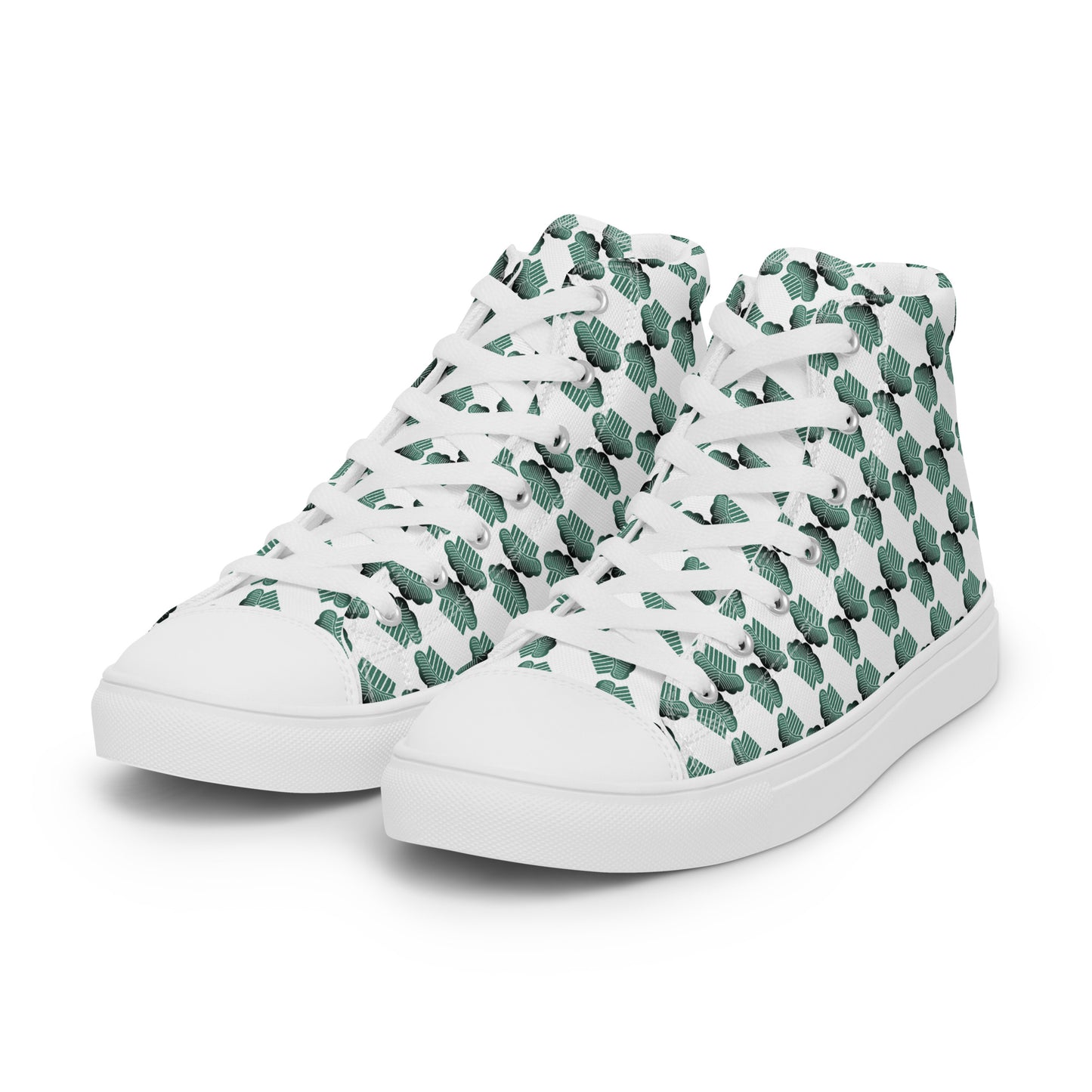 Women’s high top canvas shoes "pine comb"