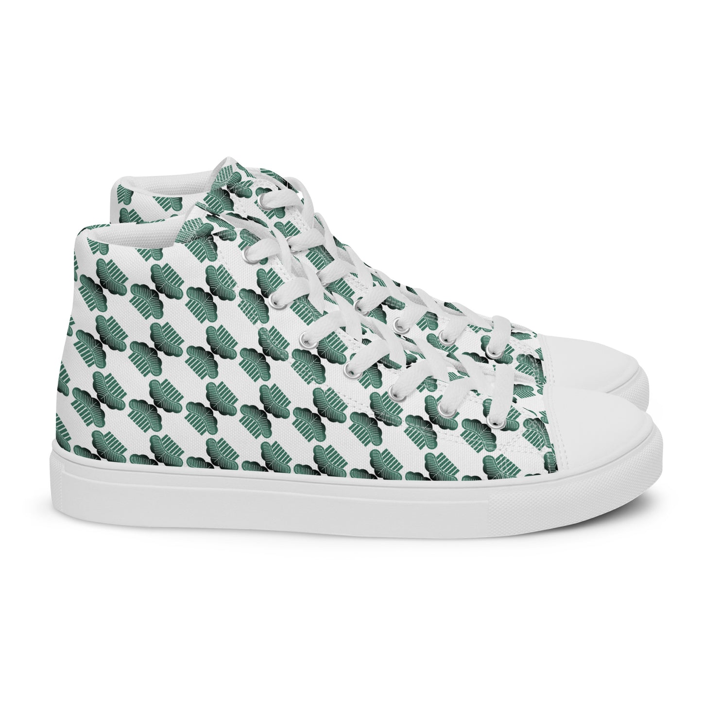 Women’s high top canvas shoes "pine comb"