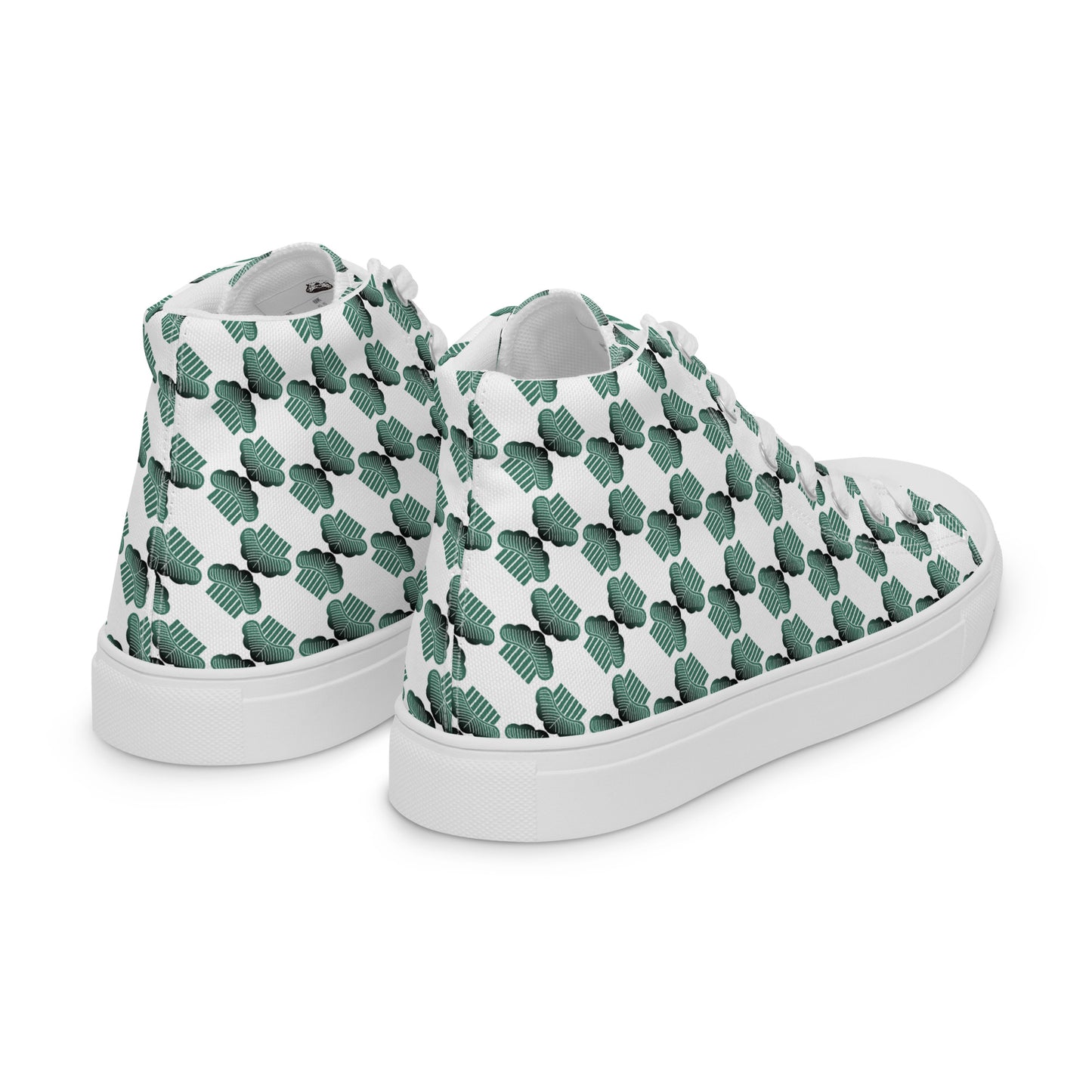 Women’s high top canvas shoes "pine comb"