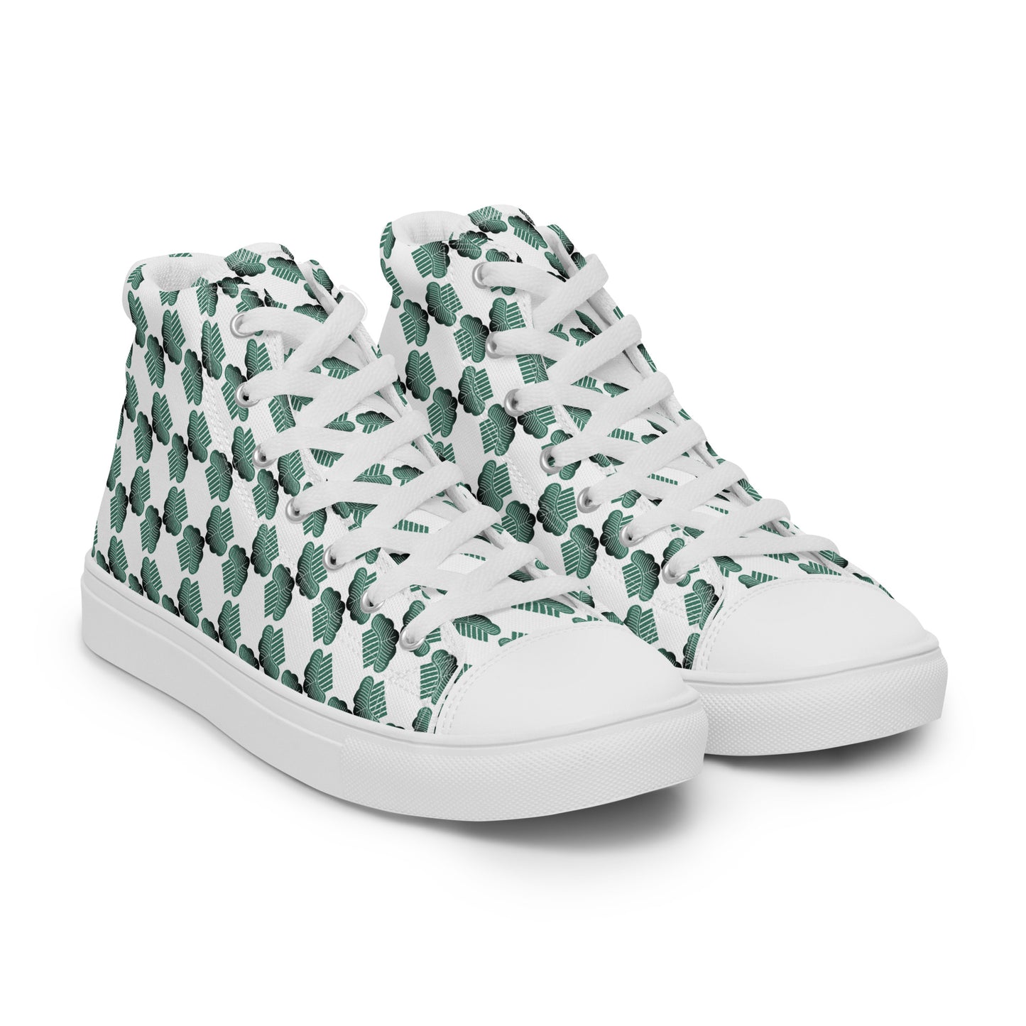 Women’s high top canvas shoes "pine comb"